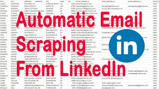 Get Email From Linkedin - How To Get Email Addresses Of Linkedin Profiles | Linkedin Email Extractor