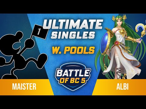 Maister (Mr. Game & Watch) vs albi (Palutena) - Ultimate Singles Winners Pools - Battle of BC 5