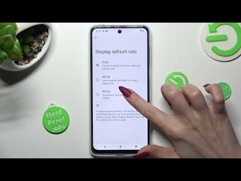 How to Apply Lower / Higher Refresh Rate in Motorola Moto G23 - Change Display Refresh Rate