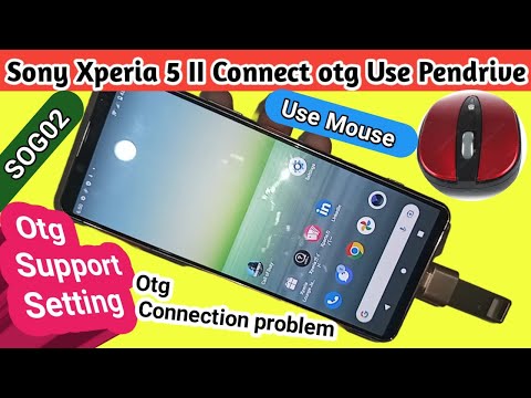 Sony xperia 5 II sog02 Otg support setting