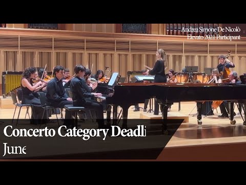 Concerto Category - Elevato Piano Competition 2022