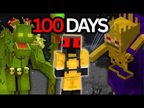 I spent 100 DAYS in Realistic Minecraft (Sevtech: Ages)