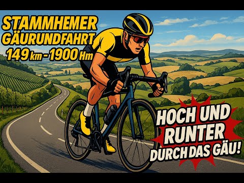 Stammheimer Gäurundfahrt 2025 🚴‍♂️ Tour A – 149 km & 1900 Hm | RTF Rennrad Abenteuer