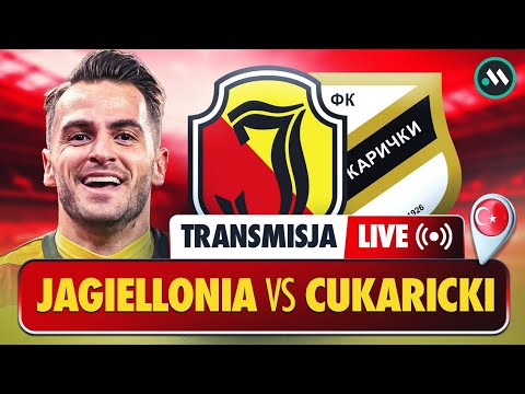 JAGIELLONIA BIAŁYSTOK - CUKARICKI: TRANSMISJA MECZU Z KOMENTARZEM
