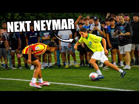 Neymar Went CRAZY Against Messi! (Soccer 1on1's for $5000)