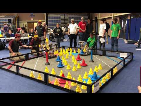 Semifinal 1-1 - Southwest VEX U Regional Qualifer - PYRO v ALBA