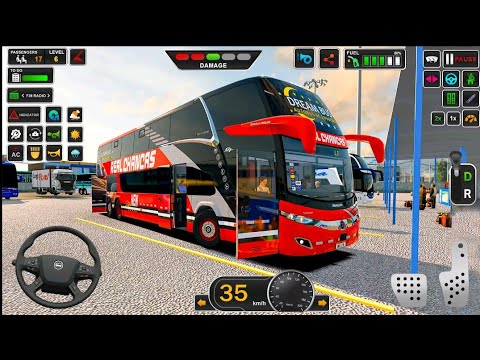 New Euro Coach Bus Simulator 2026 - Indian City Bus Driving 3D - Bus Game Andriod Gameplay