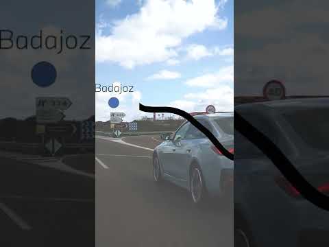 Poniendo a prueba la autonomía del BMW i4 🔋🔌 De ruta por la provincia de Badajoz 📍 #Shorts
