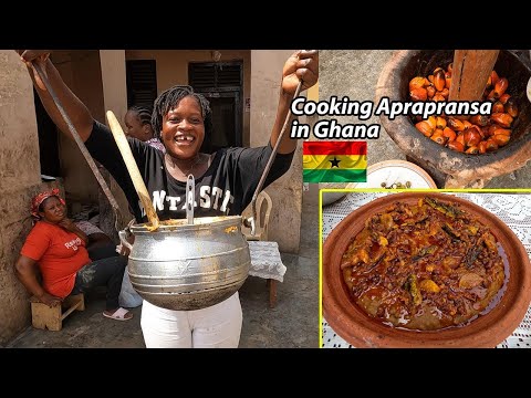 Traditional Cooking Recipe !! How Authentic Aprapransa Cooking in Ghana, West Africa #food