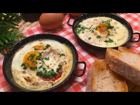 recette rapide des oeufs cocottes à la moutarde à l'ancienne - old-fashioned mustard casserole eggs
