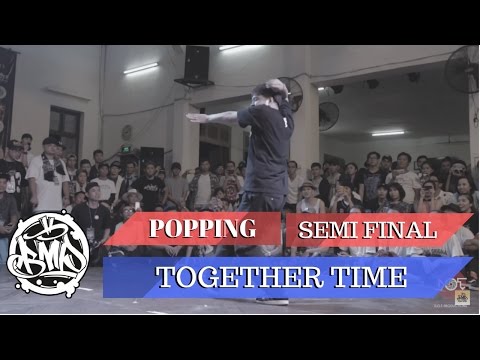 TOGETHER TIME 2016 -  Semi Final Popping 1on1 - MT Pop vs Hozin