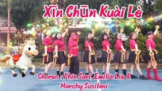 Download lagu Xīn Chūn Kuài Lè Happy Chinese New Year Line Dance mp3