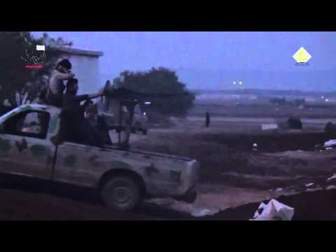 اشتباكات بين عناصر الفوج الأول وتنظيم الدولة الإسلامية في حربل