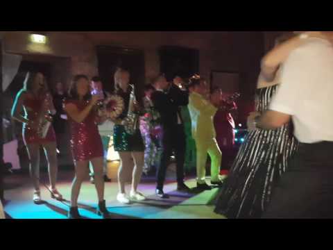 Abiball auf der Godesburg 24.06.2016. Die Druckluft Brass- und Performance Band live.