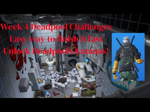 Fortnite - How to complete the Deadpool Week 4 Challenges