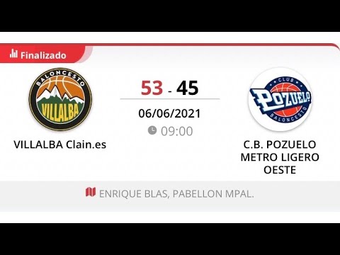 Cadete fem A VILLALBA CLAIN.ES - CB POZUELO