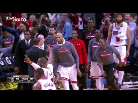 Raptors vs Bulls Highlights Jimmy Butler Game Winner in OT   Jan 7, 2017