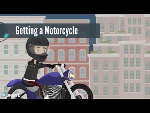 English Conversation Lesson 19:  Getting a Motorcycle