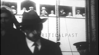 Bishop James Cannon arrives in Hoboken, New Jersey for investigations called by h...HD Stock Footage