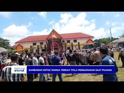 POLRES BANGKA GELAR SISPAMKOTA JELANG PILKADA