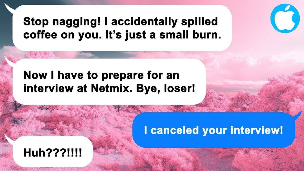 [Apple] Future sister-in-law burned me by pouring hot coffee on me. Didn't know she was fired for it