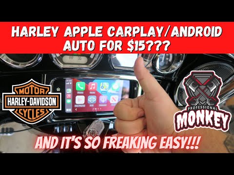 Add @Apple Carplay or Android Auto to your @harleydavidson GTS Stereo for less than $15!!!