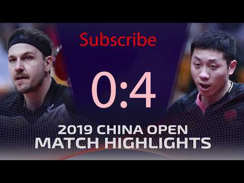 Timo Boll 0 vs 4 Xu Xin   2019  China Open Table Tennis Highlights 1/4 final
