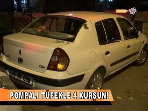 POMPALI TÜFEKLE 4 KURŞUN!