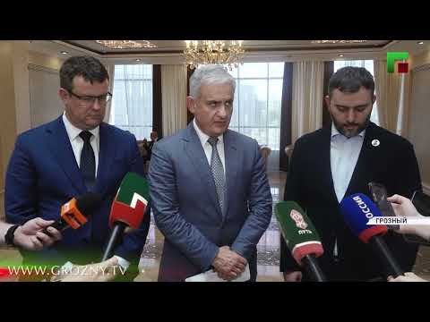 Сергей Назаров и Муслим Хучиев посетили особую экономическую зону «Грозный»