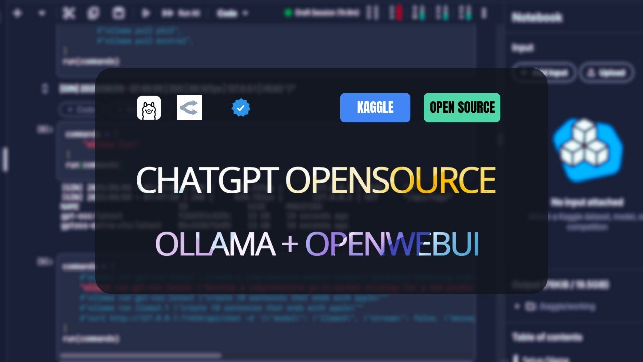 GPT OSS + Ollama + OpenWebUI: ChatGPT First Open Source Model Free Multi-GPU Local Install