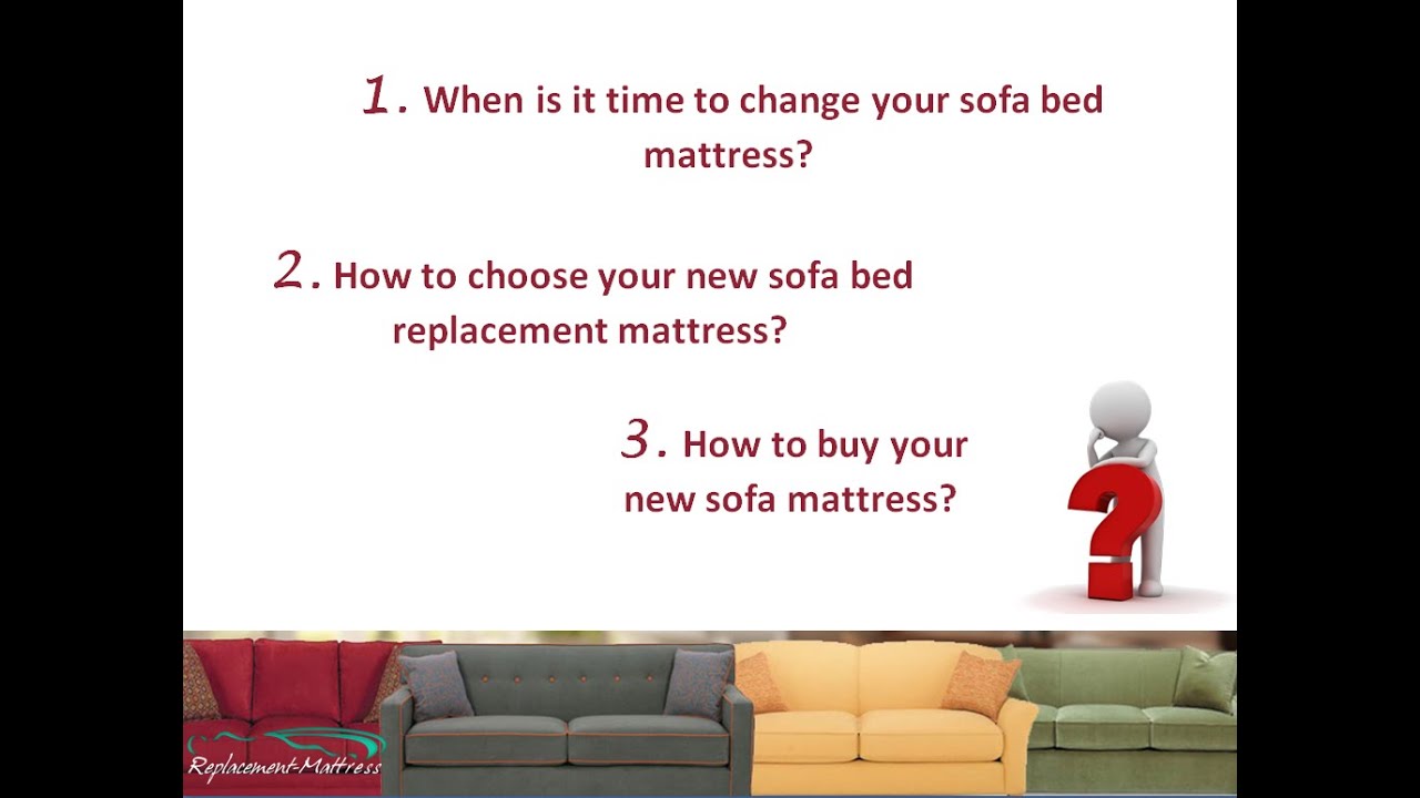 Sofa Bed Mattresses - What You Need to Know From the Beginning to the End