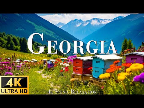 GEORGIA • Relaxation Film 4K - Peaceful Relaxing Music - Nature 4k Video UltraHD