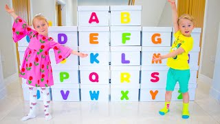 Download lagu Gaby and Alex Learn the Alphabet | ABC Song mp3 Download lagu Gaby and Alex Learn the Alphabet | ABC Song mp3