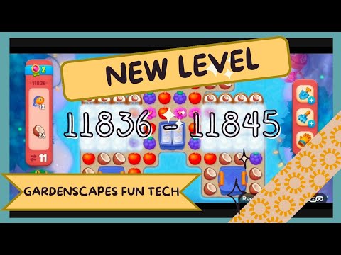 NEW LEVEL THIS WEEK  #11836 ~ #11845‼️ GARDENSCAPES (DEC 15, 2022)