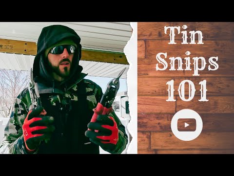 How To use Tin Snips Correctly | Left vs Right | Tips & Tricks | Best Snips | @seanTHiNKs