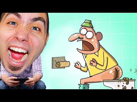 TRY NOT TO LAUGH AT THESE BATHROOM ANIMATIONS!!