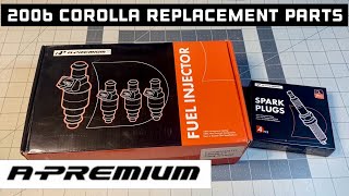Replacing Fuel injectors and spark plugs for 2006 Toyota Corolla A-Premium