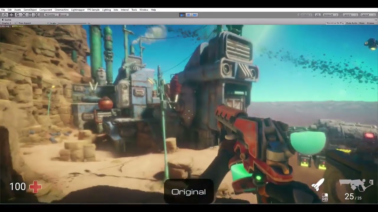 Unity FPS sample demo, audio implementation by DUSKOsound