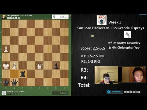 PRO Chess League - Week 3: Teemu Mates GM Belous!!