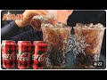 ASMR COCA COLA DRINKING SOUNDS WITH ICE BOTTLE SO COOL NO TALKING コカコーラクール飲料を�