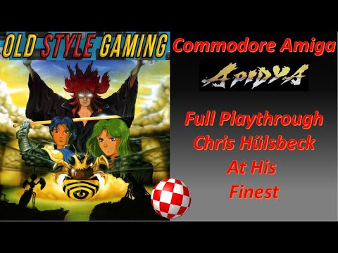Commodore Amiga Apidya Full Playthrough (Hülsbeck at his finest)