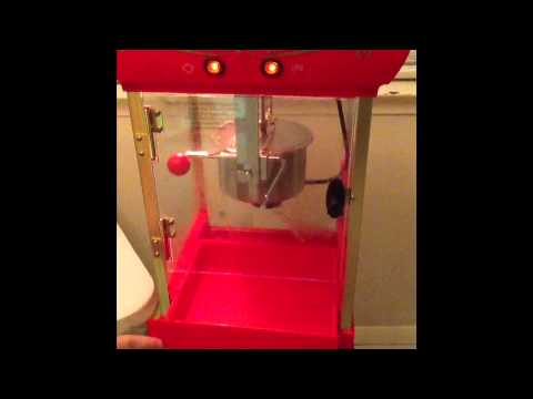 How to Use A popcorn machine.