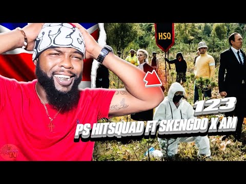 PS Hitsquad ft Skegndo x AM - 123 (Official Music Video) | American Reaction🇺🇸🔥
