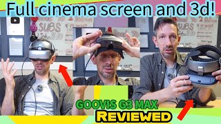 GOOVIS G3 Max Review! Immersive OLED IMAX Home Cinema Experience 😀? | Full Unboxing & Hands-On Test