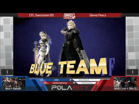 CFL Smackdown 113 WiiU - Mugi +Ewok41 vs Dyr + Riot - Doubles Grand Finals