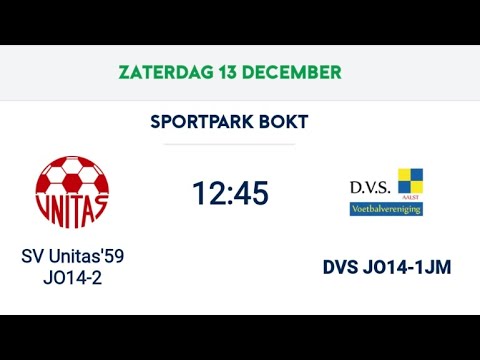 2025-26 p2w7 DVS JO14-1 v SV Unitas '59 JO14-2 Highlights 1-1