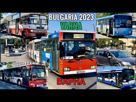 BULGARIA 2023: Old buses in Varna./Стари автобуси във Варна: O405, O405GN, Conecto O345, Citaro O530