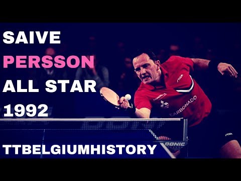 1992 SAIVE Jean-Michel - PERSSON Jorgen@ ALL STAR | TTBelgiumHistory16