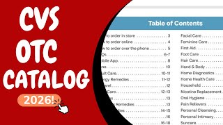 CVS OTC Catalog 2026 AETNA PDF - Printable with Pictures