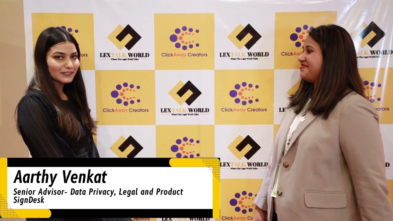 Ms. Aarthy Venkat sharing her thoughts on the LexTalk World Conference, Dubai 2022